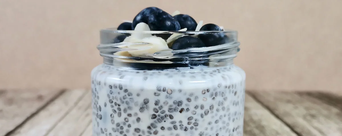 Breakfast kit Blueberry chia pudding